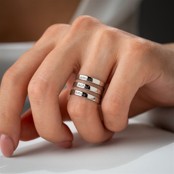 Personalised Family Names Ring product image