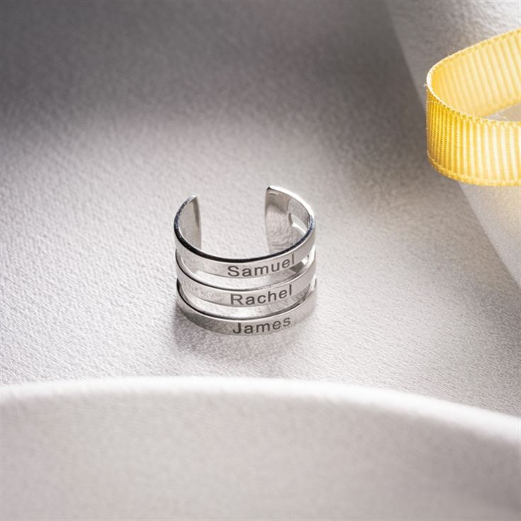 Personalised Family Names Ring product image
