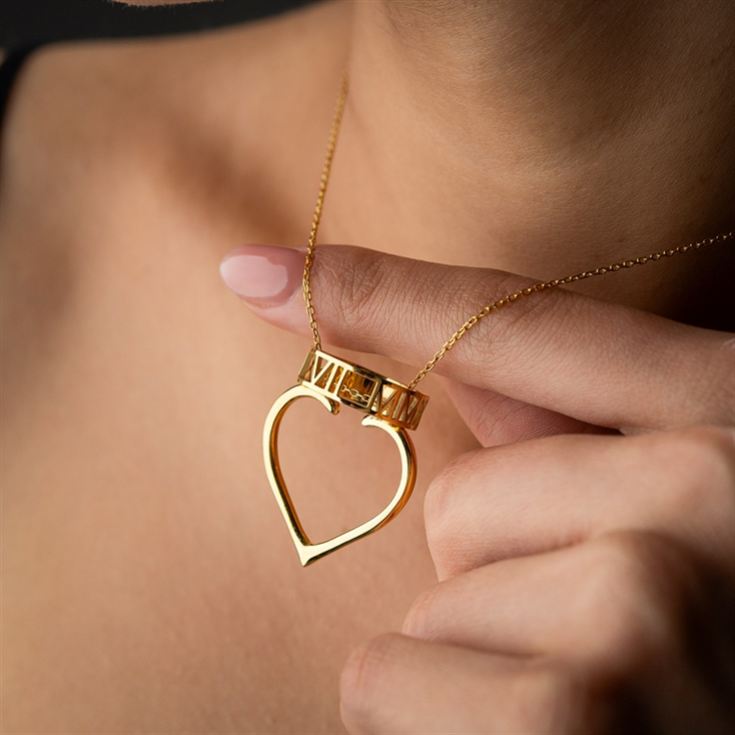 Heart Shaped Ring Holder Necklace product image