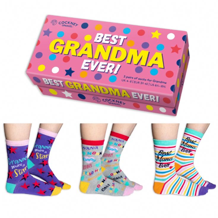Best Grandma Socks Gift Set product image