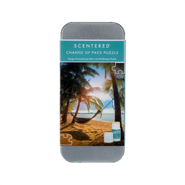 Escape Aromatherapy Balm & Change of Pace Jigsaw Gift Tin product image
