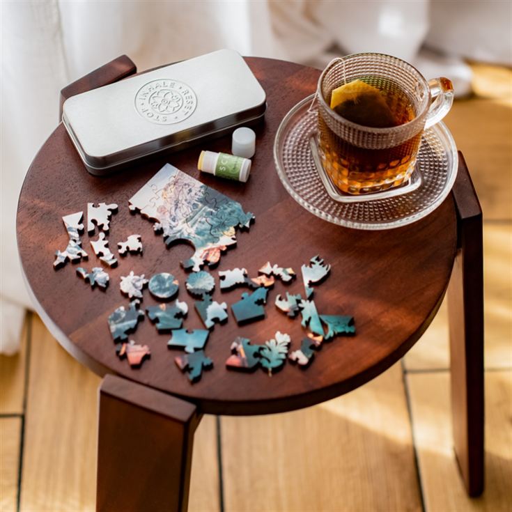 De-Stress Aromatherapy Balm & Change of Pace Jigsaw Gift Tin product image