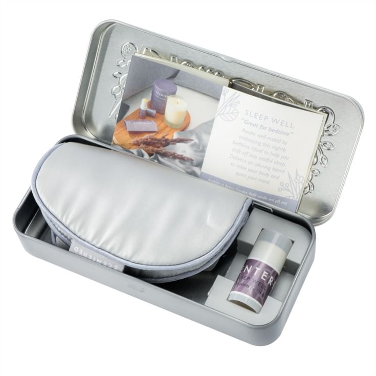 Goodnight Aromatherapy Gift Tin with Eye Mask & Ear Plugs product image