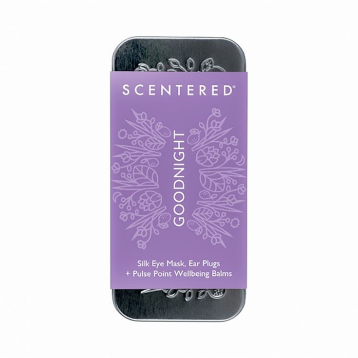 Goodnight Aromatherapy Gift Tin with Eye Mask & Ear Plugs product image