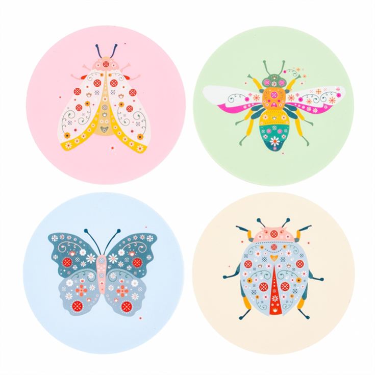 Floral Bug Coaster Set product image