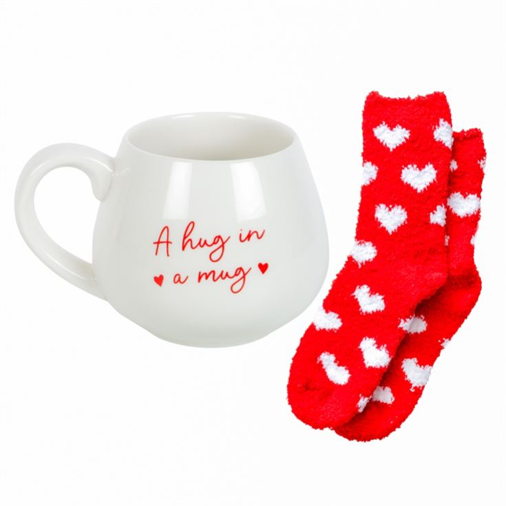 Hug in a Mug Heart Mug and Socks Set product image