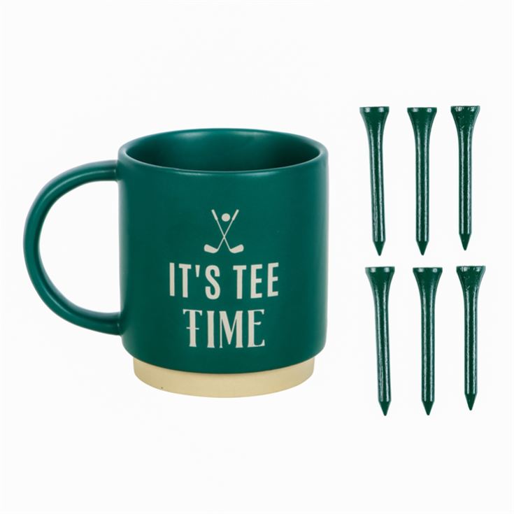 It's Tee Time Mug with Golf Tees product image