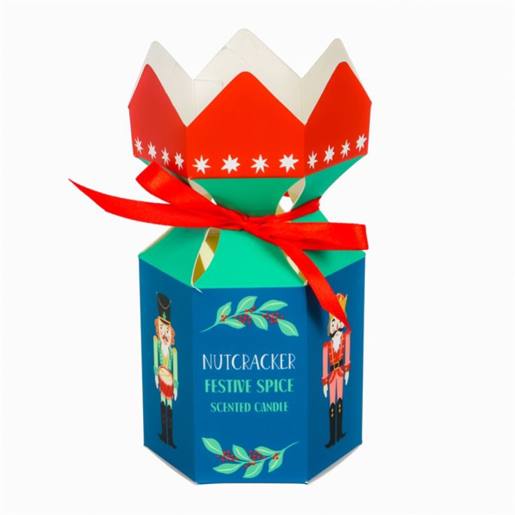 Nutcracker Festive Spice Scented Glass Candle product image