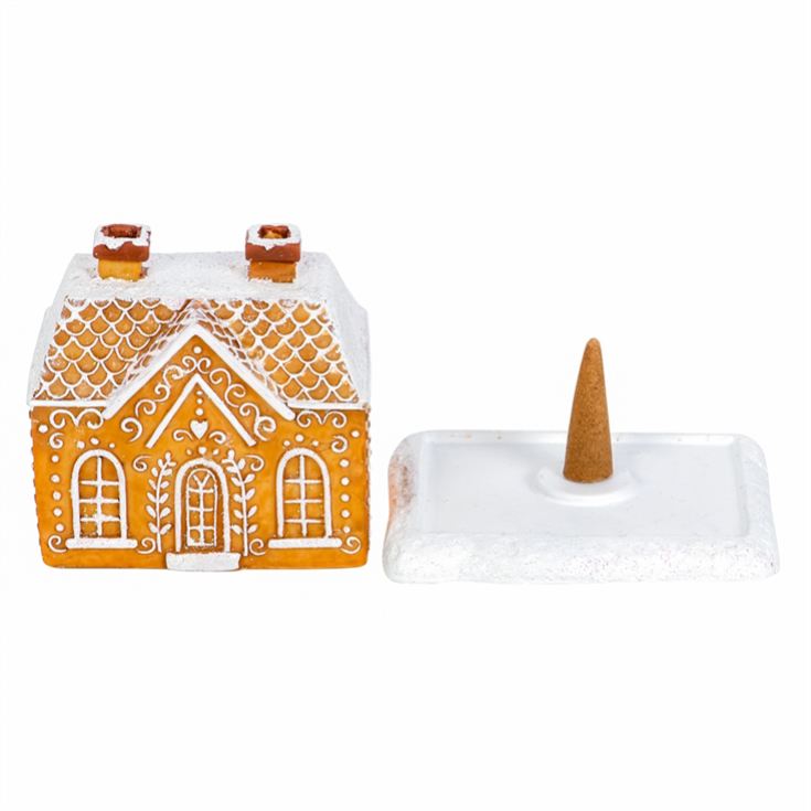 Gingerbread House Incense Cone Burner product image