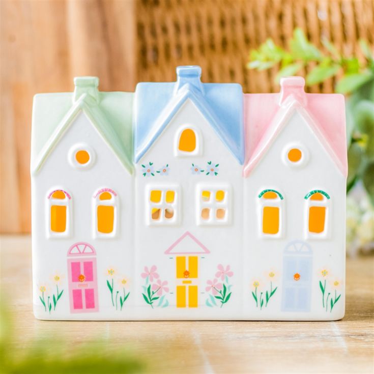 Pastel House Incense Cone Burner & Tealight Holder product image