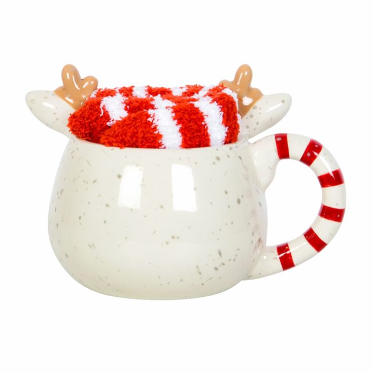 Rudolph Reindeer Mug and Socks Set product image