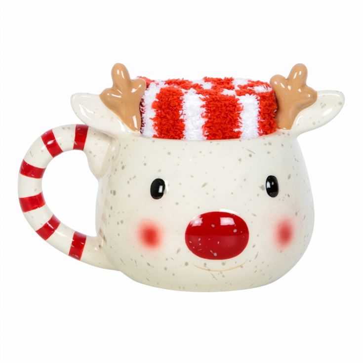 Rudolph Reindeer Mug and Socks Set product image