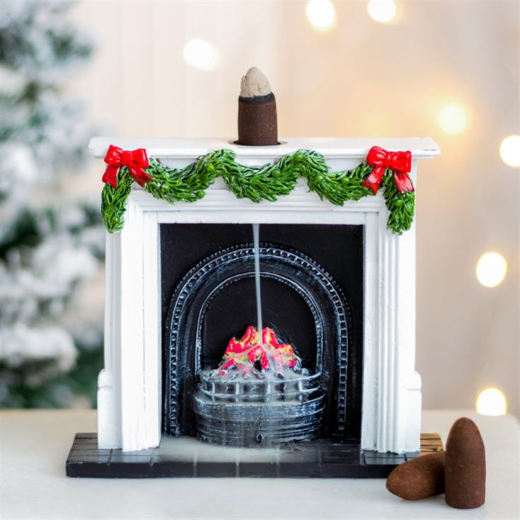 Christmas Fireplace Backflow Incense Burner product image