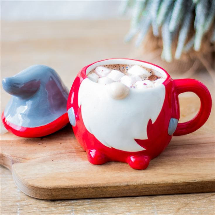 Christmas Gonk Lidded Ceramic Mug product image