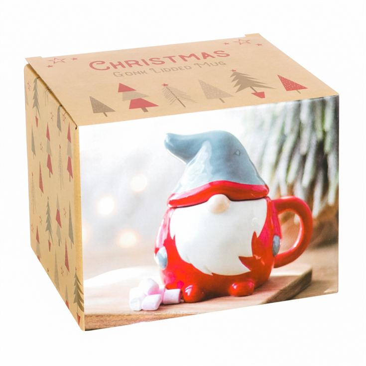 Christmas Gonk Lidded Ceramic Mug product image