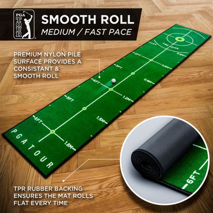 PGA Tour 8FT Deluxe Putting Mat product image