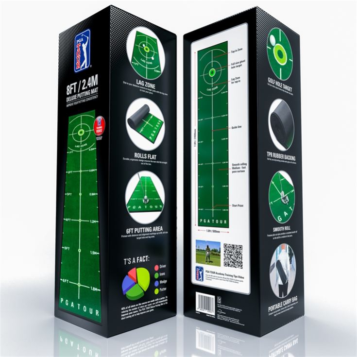 PGA Tour 8FT Deluxe Putting Mat product image