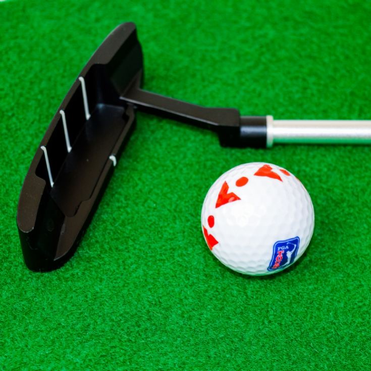 PGA Tour 6ft Home & Office Putting Mat with Collapsible Putter product image