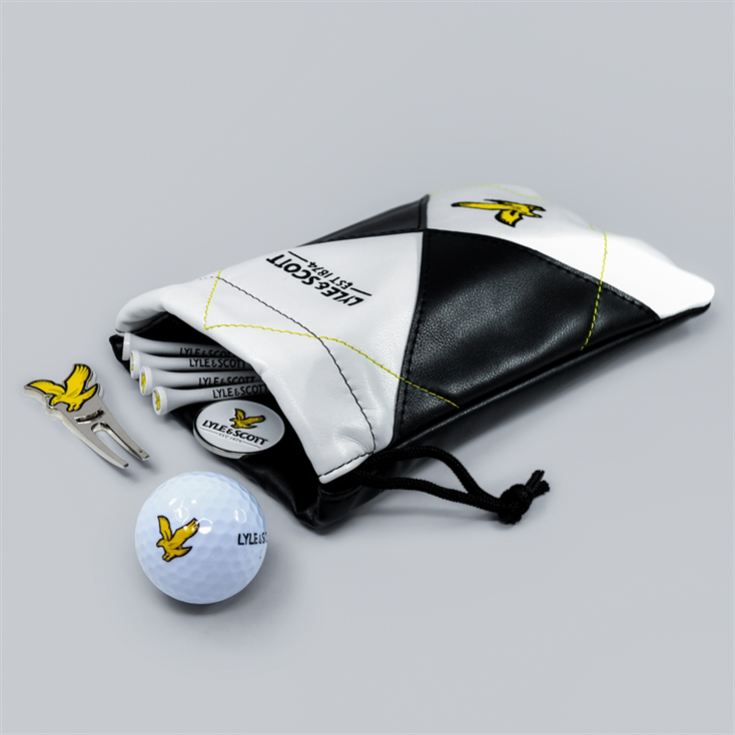 Lyle & Scott Argyle Golf Links Pouch Gift Set product image