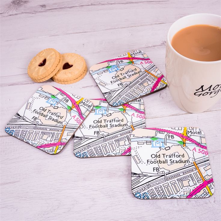Set of 4 Football Ground Location Coasters product image