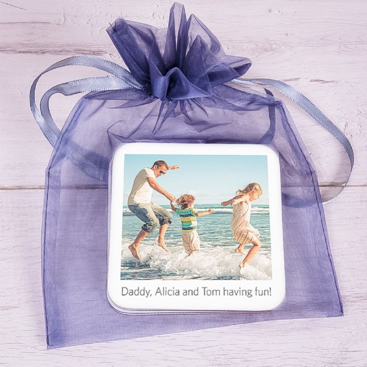 Personalised Retro Photo Upload Set of 4 Coasters product image