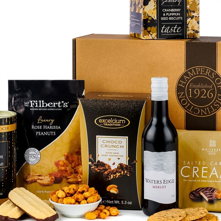 Wine & Treats Gift Box Hamper product image