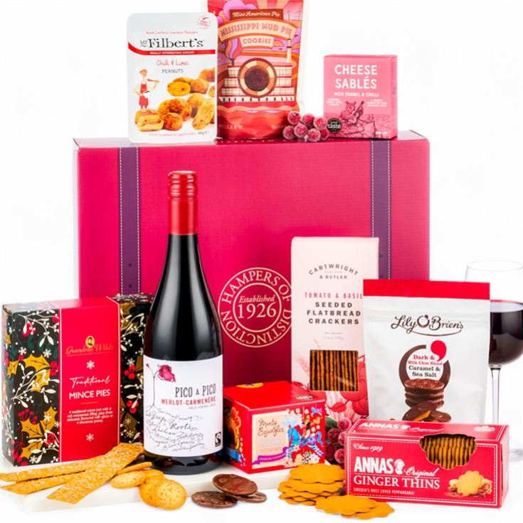 The Red Wine Hamper Gift Box product image