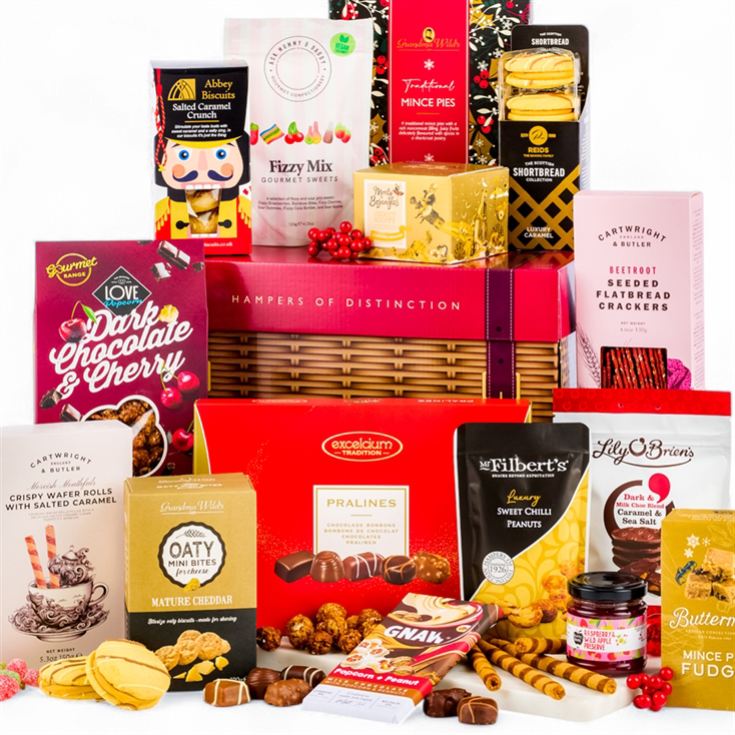Alcohol Free Classic Christmas Hamper Gift Box product image