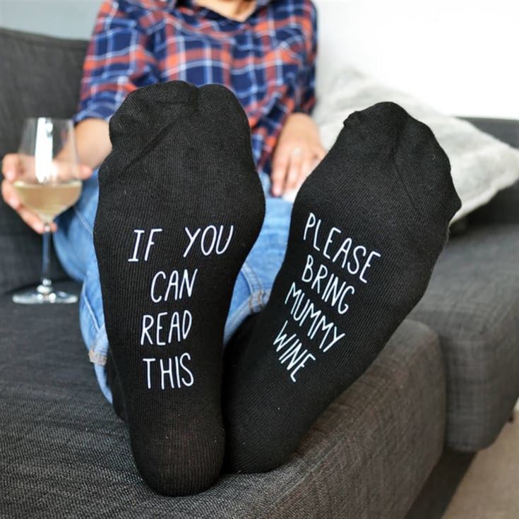 Personalised Hidden Message Socks - Please Bring Wine/Beer product image