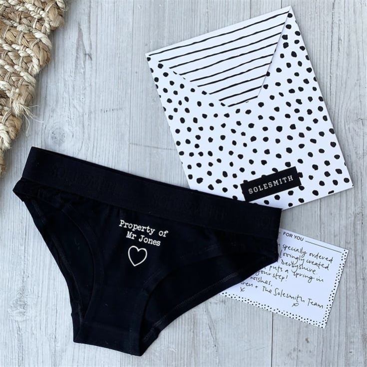 Personalised "Property of…" Underwear product image