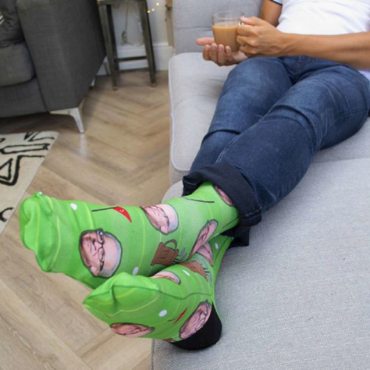 Personalised Golf Photo Socks product image