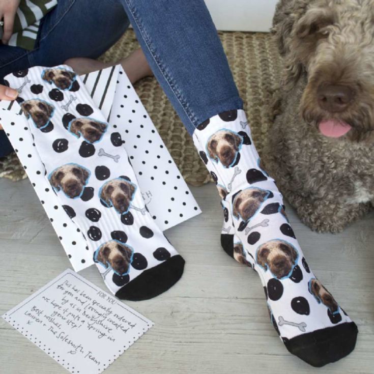 Personalised Dog Photo Socks product image