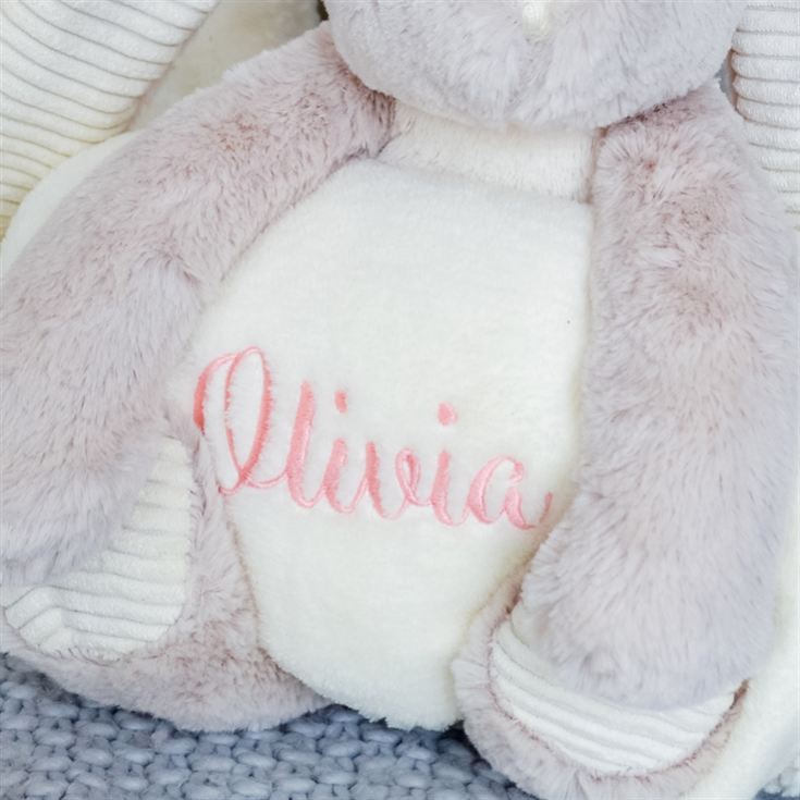 Personalised Bunny Baby Blanket product image