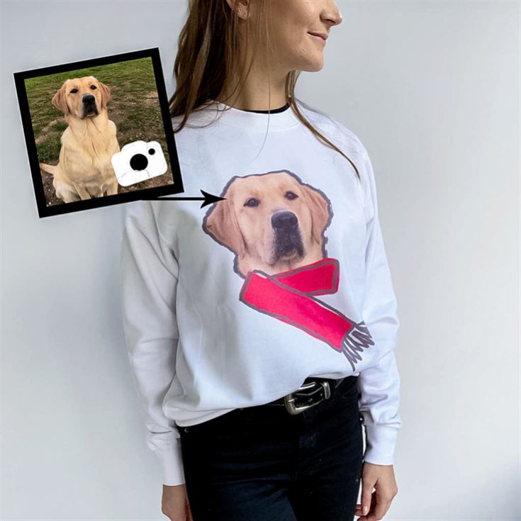 Personalised Dog Photo Upload Sweatshirt product image