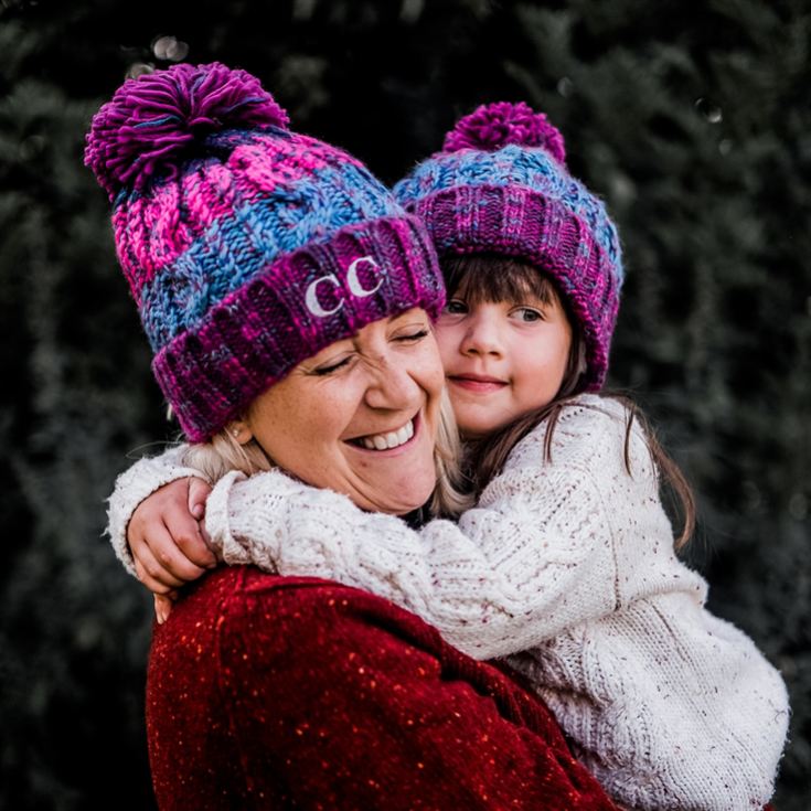 Personalised Initials Daddy and Me Matching Hats product image