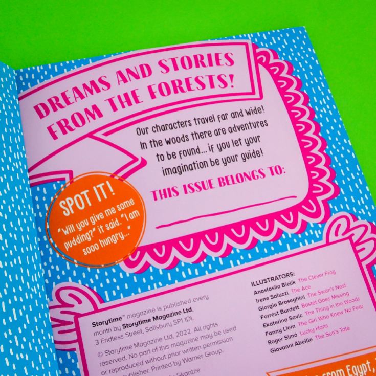 Storytime magazine 12 month subscription product image