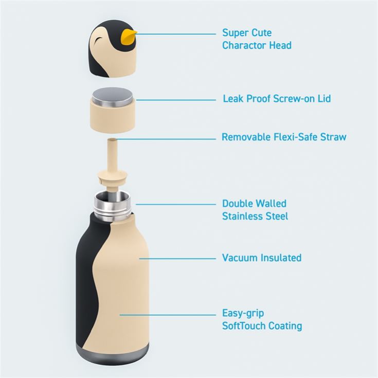 Arlo the Penguin - Bestie Osobu Water Bottle product image