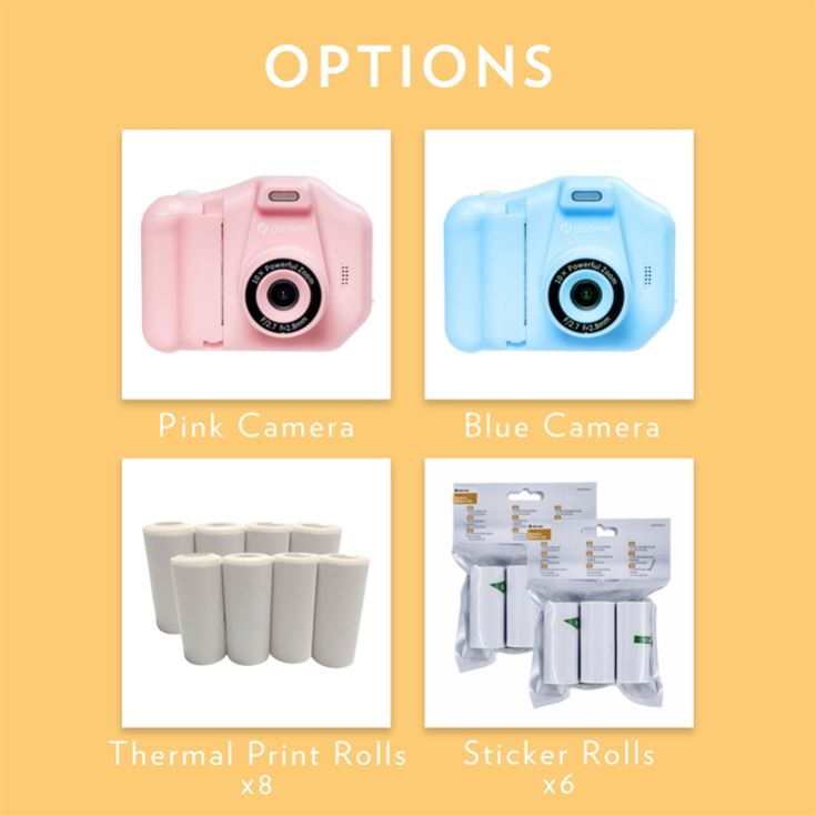 Children's Instant Digital Camera with Thermal Printing product image