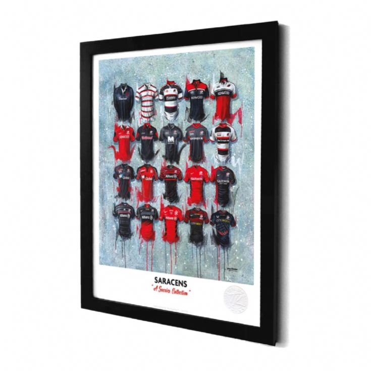 A3 Framed Rugby Shirt History Prints product image