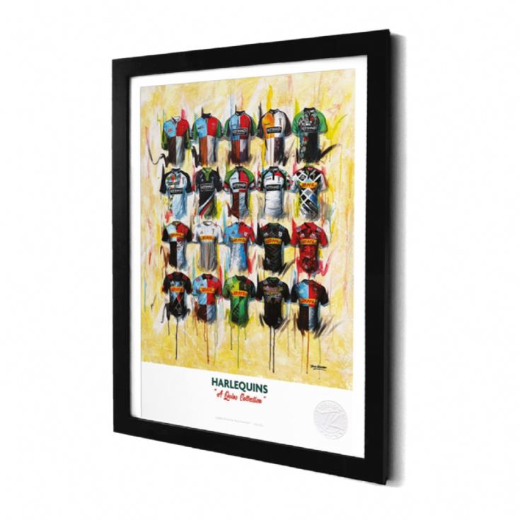 A3 Framed Rugby Shirt History Prints product image