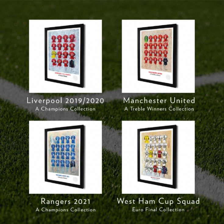 A3 Framed Special Football Team Prints product image