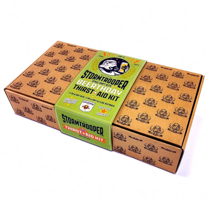 Stormtrooper Happy Birthday "Thirst Aid Kit" Craft Beer Gift Pack product image