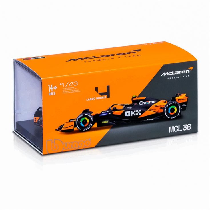 Lando Norris McLaren MCL38 2024 F1 Season Collectors Model Car (1:43 Scale) product image