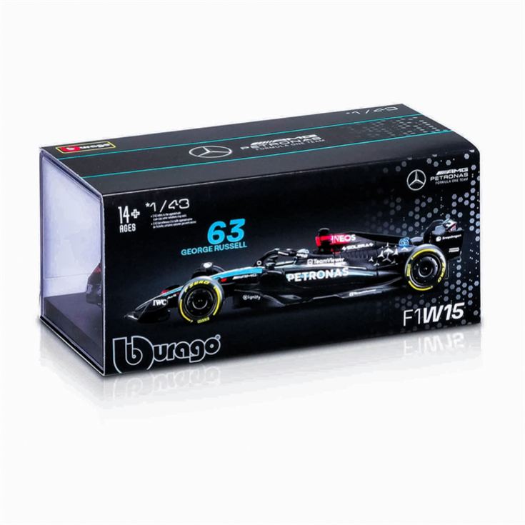 George Russell Mercedes AMG W15 2024 F1 Season Collectors Model Car (1:43 Scale) product image