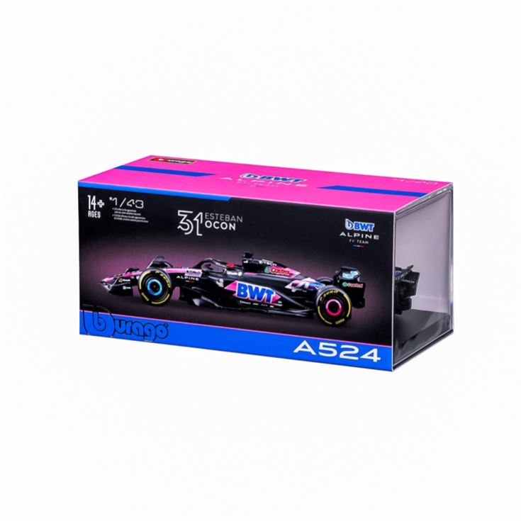 Esteban Ocon BWT Alpine A524 2024 F1 Season Collectors Model Car (1:43 Scale) product image