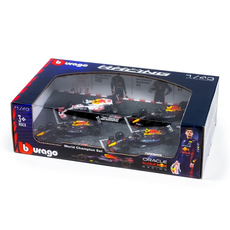 Max Verstappen Red Bull Racing F1 4 Pack Collectors Model World Champion Set (1:43 Scale) product image