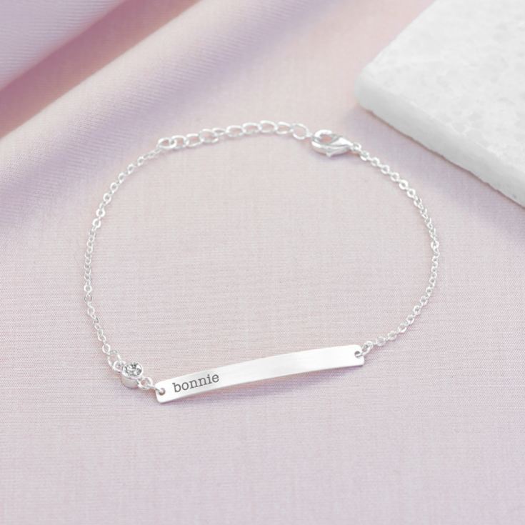Personalised Swarovski Crystal Birthstone Bracelet product image