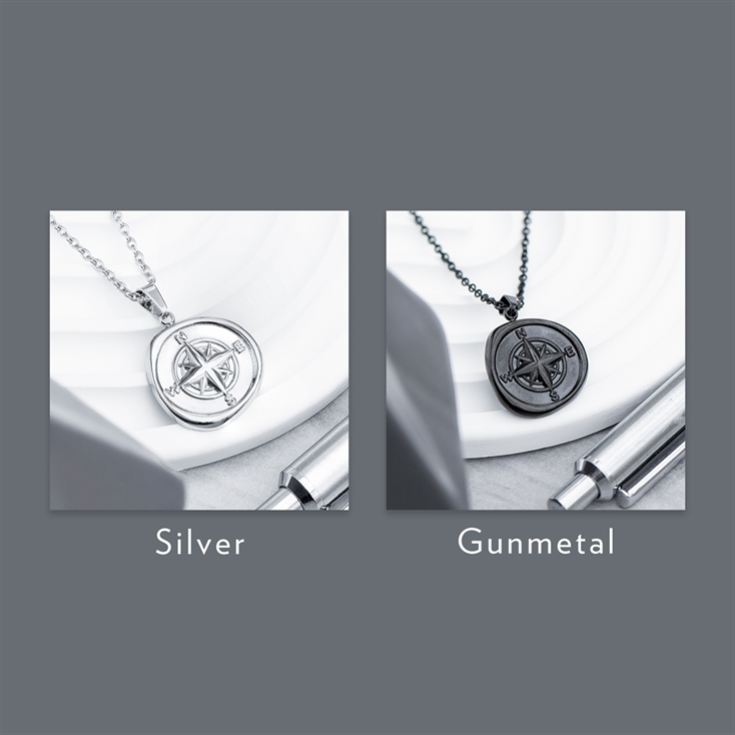 Personalised Men's Compass Amulet Necklaces product image
