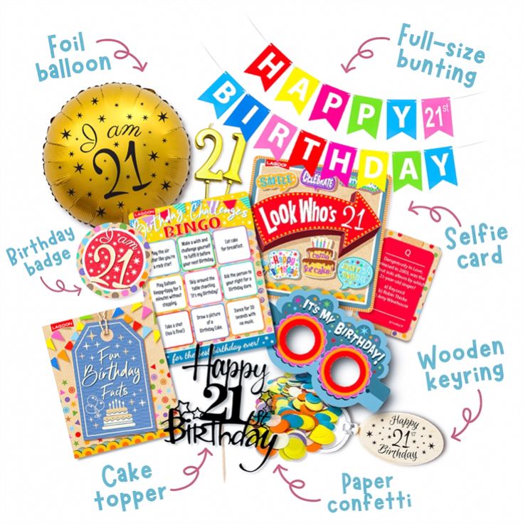 21st Birthday in a Box product image