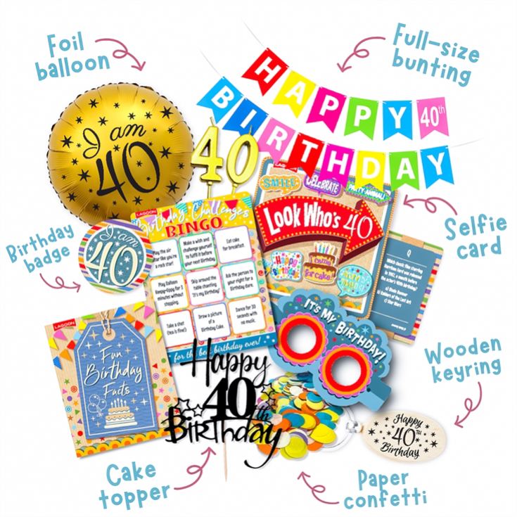 40th Birthday in a Box product image